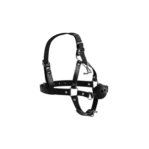 ShotS Head harness with Breathable Mouth Gag and Nose Hooks