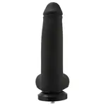 Dildo XL BBC Nero Attacco 29 cm KlicLok e Ventosa