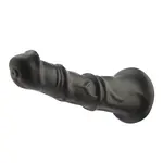 Dildo anale fantasy nero con attacco 24 cm KlicLok e ventosa