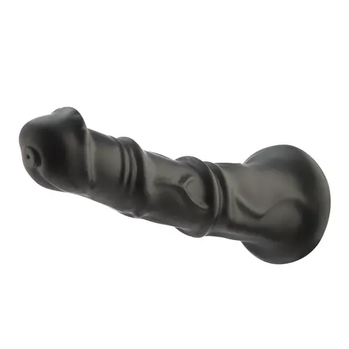 Dildo anale fantasy nero con attacco 24 cm KlicLok e ventosa