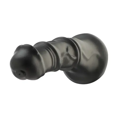 Dildo anale fantasy nero con attacco 24 cm KlicLok e ventosa
