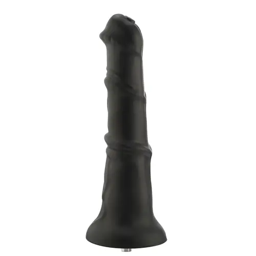 Dildo anale fantasy nero con attacco 24 cm KlicLok e ventosa