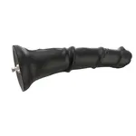Dildo anale fantasy nero con attacco 24 cm KlicLok e ventosa