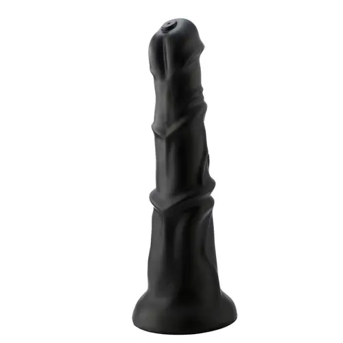 Dildo anale fantasy nero con attacco 24 cm KlicLok e ventosa