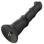 Dildo anale fantasy nero con attacco 24 cm KlicLok e ventosa