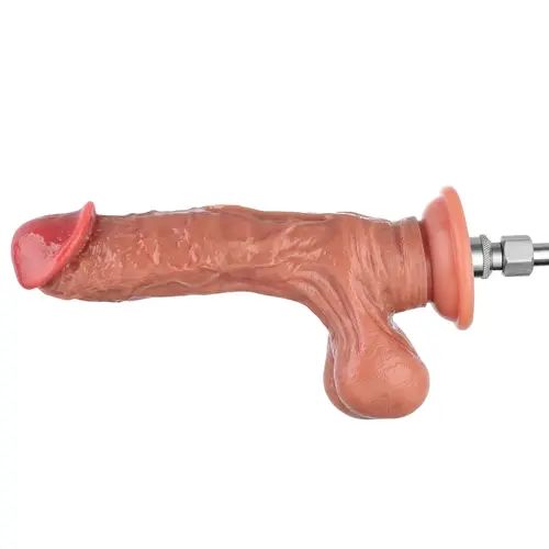 Realistic Dildo KlicLok® and Suction Cup 22 CM Beige