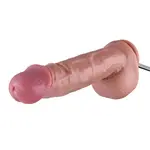 Realistic Dildo Beige Attachment 32 cm KlicLok and Suction Cup