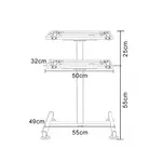 Mesa de máquina sexual ajustable Hismith