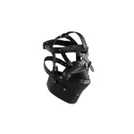 OUCH! Head Harness With Zipper and Lock - Black
