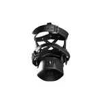 OUCH! Head Harness With Zipper and Lock - Black