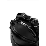 OUCH! Head Harness With Zipper and Lock - Black
