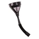 Knebel-Stirnband mit Trichter - Schwarz Knebel-Stirnband mit Trichter - Schwarz