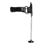 Mouth gag with stopper - Black