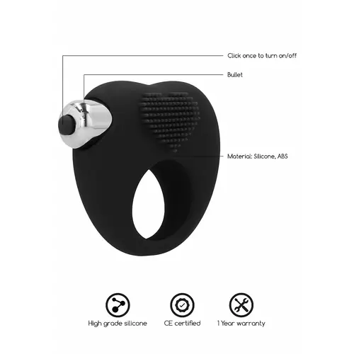 Descubre el placer sensual con Aubin - El anillo vibrador para el pene