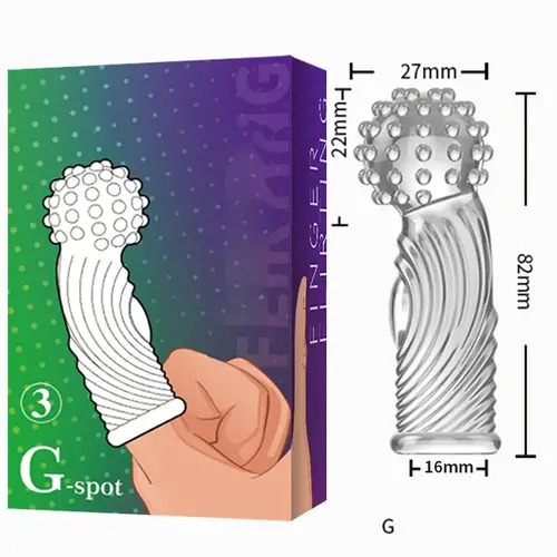 Manicotto per dita G-Spot in silicone -NR3