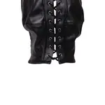 Bondage Maske mit Reißverschluss - Schwarz Bondage Maske mit Reißverschluss - Schwarz