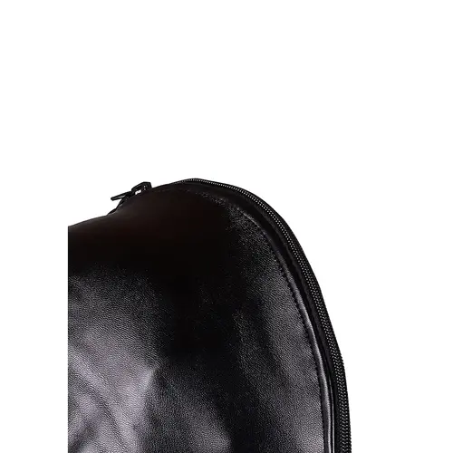 Masque de bondage avec fermeture éclair - Noir