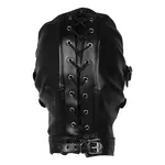 Masque pour les yeux avec bâillon - Noir