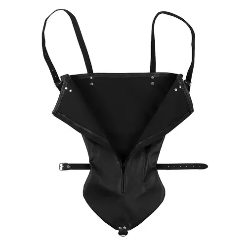 Harnais de bras noir avec fermeture éclair