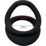 Cock Ring Silicone Black