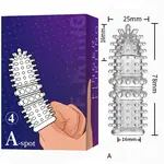 A-Spot Finger sleeve - Silicone - NR4