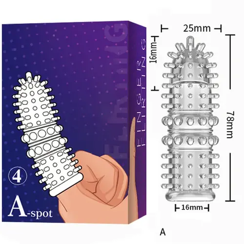 A-Spot Finger sleeve - Silicone - NR4