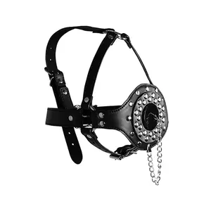 Head Harness With Stopper - Black Head Harness With Stopper - Black