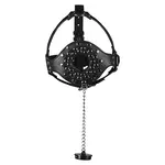 OUCH ! Bâillon buccal Harnais de tête avec bouchon - Noir