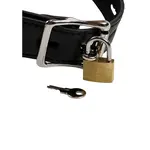 OUCH ! Bâillon buccal Harnais de tête avec bouchon - Noir