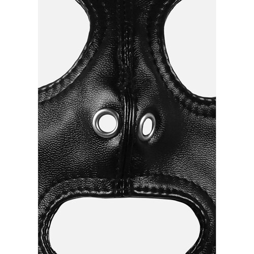 AUTSCH! Bondage Maske mit blondem Pferdeschwanz