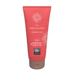 Gel de massage et lubrifiant 2 en 1 Fraise 200 ml Gel de massage et lubrifiant 2 en 1 Fraise 200 ml