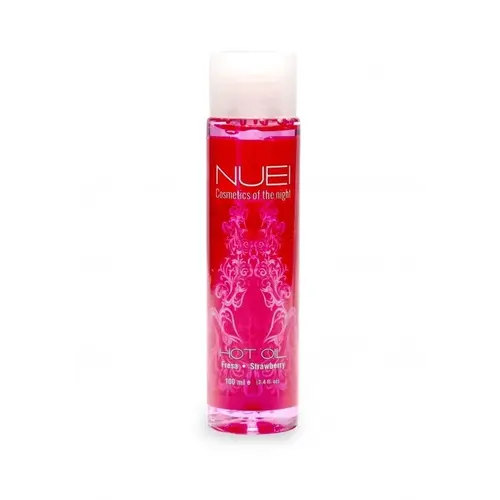 Hot Oil Verwarmende gel de masaje Aardbei 100 ml