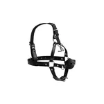 Harnais de tête avec bâillon respiratoire et crochets pour le nez