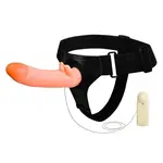 Gode à sangle pour femme avec vibration