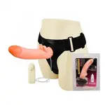 Gode à sangle pour femme avec vibration