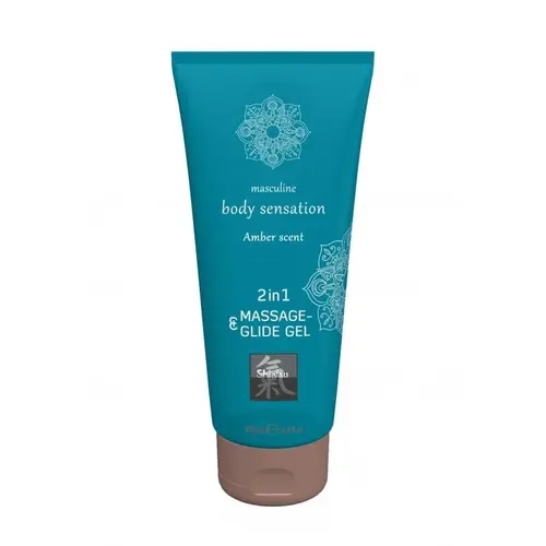 Gel 2 in 1 per massaggi e lubrificanti Ambra 200 ml