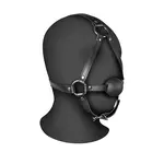 Head Harness With Ball Gag - Black