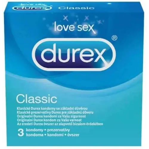 Durex Classic Condom 9-pack Sensation et confort extra fins