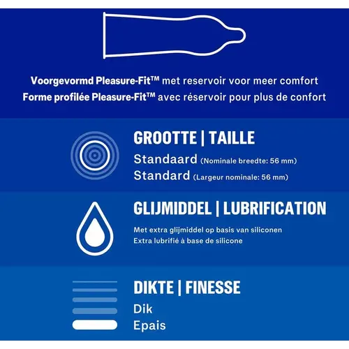 Durex Classic Kondom 9er-Pack Extra feines Gefühl und Komfort