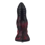Dildo Fantasy Attacco KlicLok® 22 cm Fiamma Nera