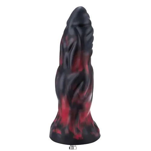 Dildo Fantasy Attacco KlicLok® 22 cm Fiamma Nera