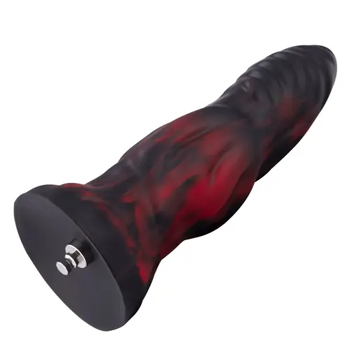 Dildo Fantasy Attacco KlicLok® 22 cm Fiamma Nera