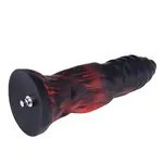 Fantasy Dildo Attachment KlicLok® 22 cm Black Flame