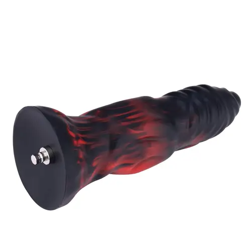 Dildo Fantasy Attacco KlicLok® 22 cm Fiamma Nera