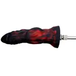 Fantasy Dildo Attachment KlicLok® 22 cm Black Flame