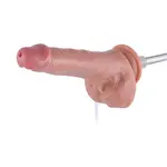Dildo réaliste et rotatif KlicLok® et ventouse 20 cm