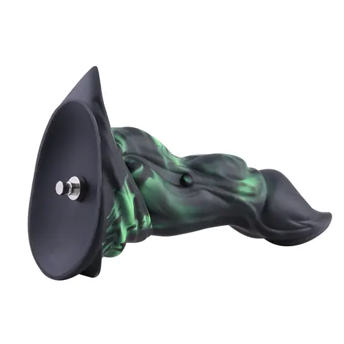 Dildo anale fantasy con attacco KlicLok® 23 cm che si illumina al buio
