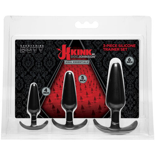 Anal Essentials - Set di allenamento in silicone da 3 pezzi