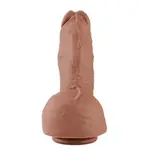 Dildo realistico KlicLok® e ventosa 23 CM Marrone
