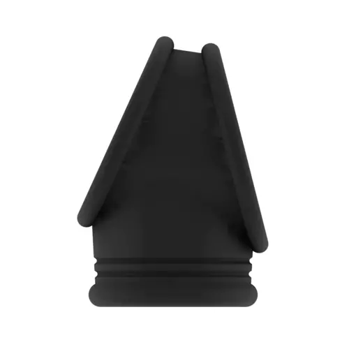 Cock Ring with Ball strap Black